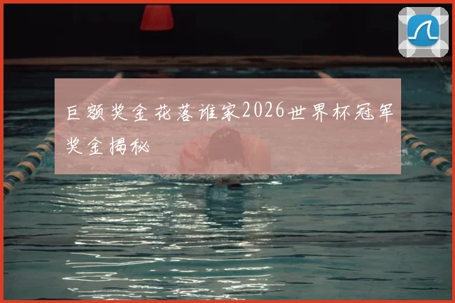 巨额奖金花落谁家2026世界杯冠军奖金揭秘
